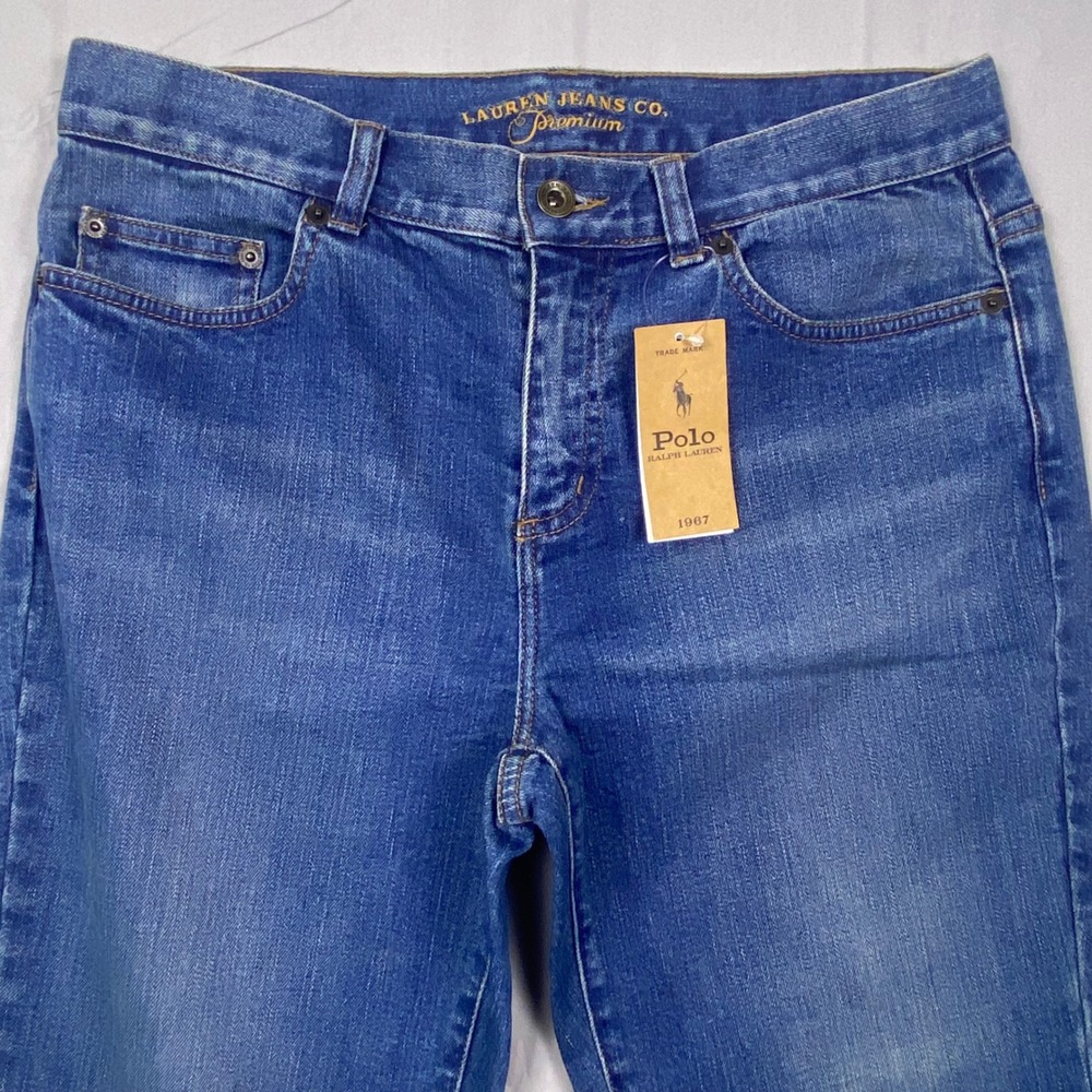 Lauren‎ Jeans Co Ralph Lauren Premium Jeans Womens 32 Blue NWT Casual $168